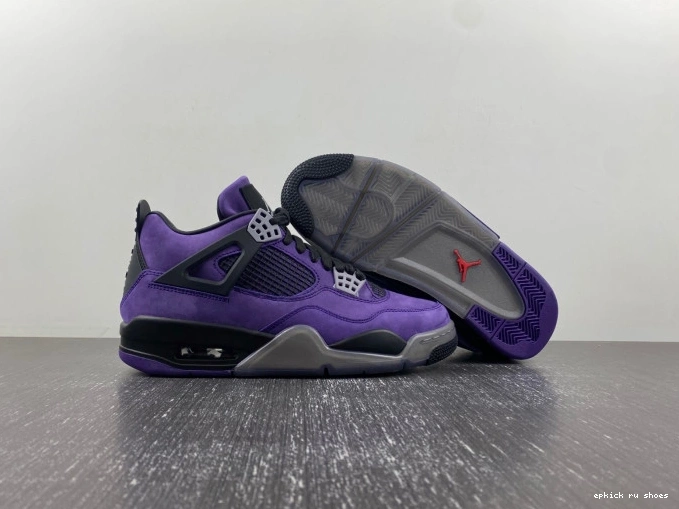 Rep Scott Purple x 4 Suede Air Travis Jordan 0630